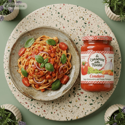 Tomatensauce mit gegrilltem Gemüse - Delikatess Express