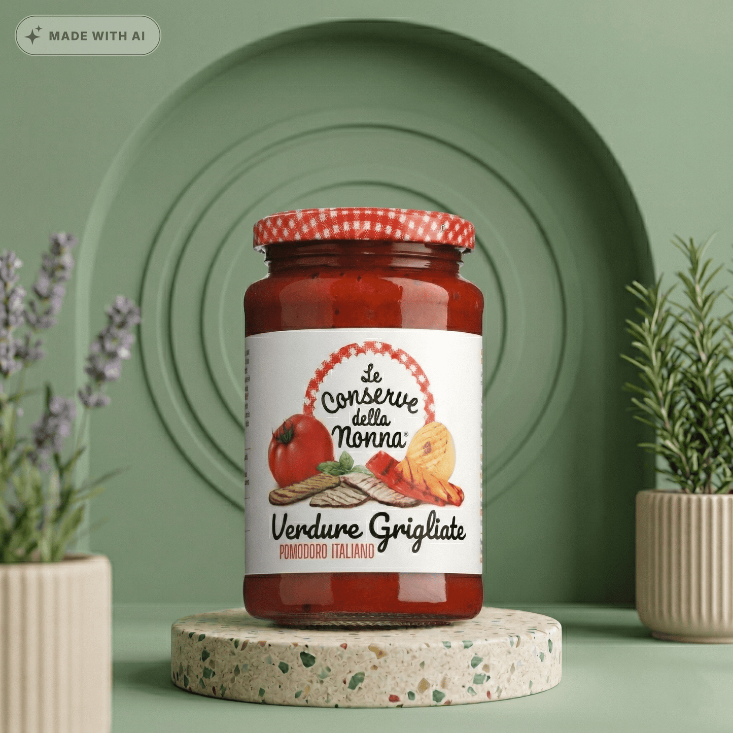 Tomatensauce mit gegrilltem Gemüse - Delikatess Express