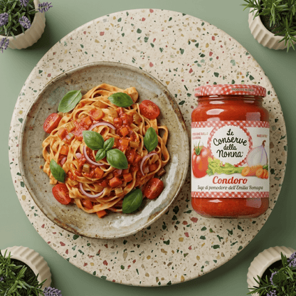 Tomatensauce mit gegrilltem Gemüse - Delikatess Express