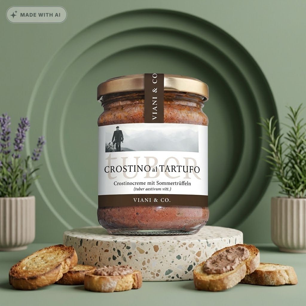 Toskanische Crostinocreme mit Sommertrüffeln (Tuber aestivum Vitt.) - Delikatess Express