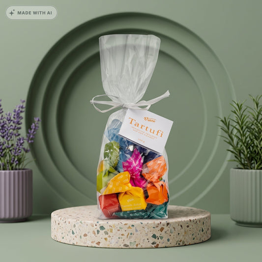 VIANI Tartufi Dolci Misti 200g – Schokoladentrüffelmischung im Geschenkbeutel - Delikatess Express