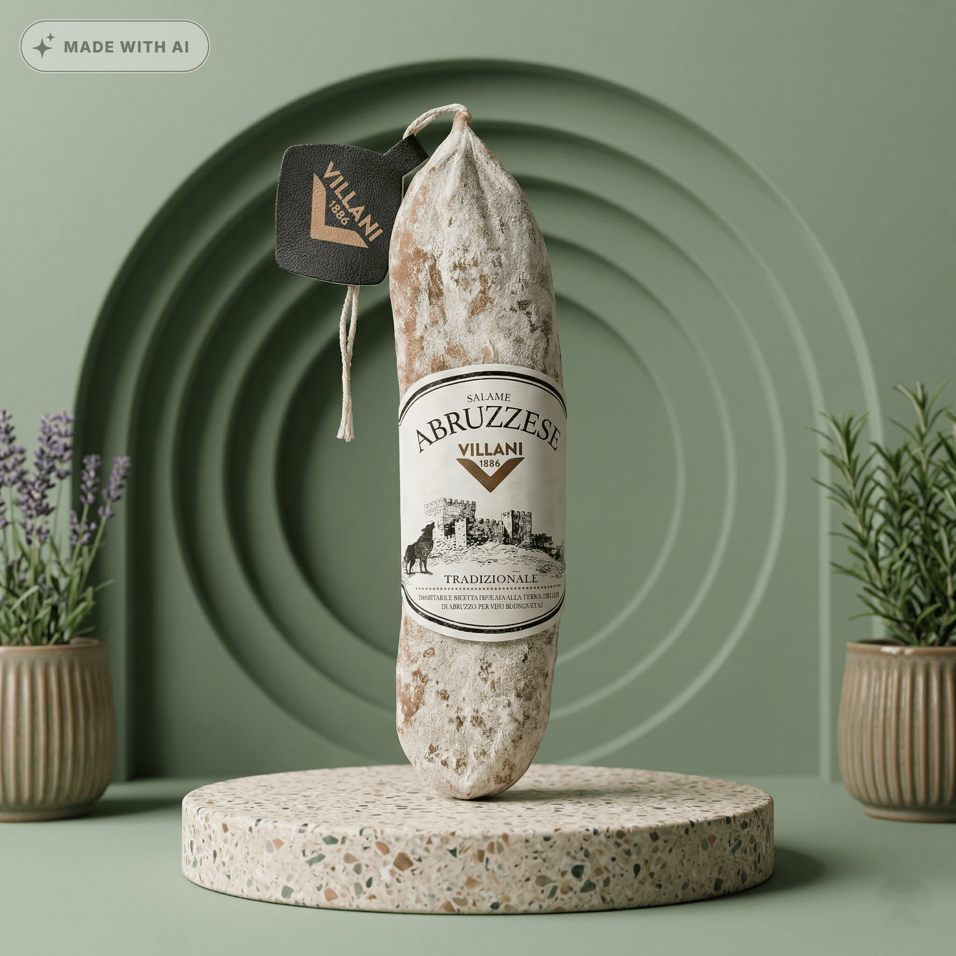 VILLANI Salami Abruzzese: Perfektion aus Italien – Delikatess Express