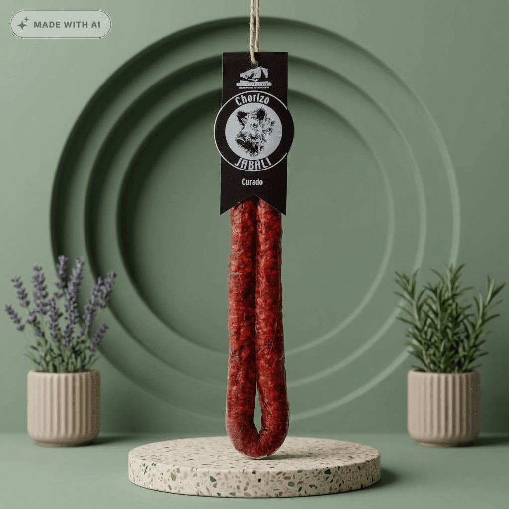 Wildschwein Chorizo aus Spanien - EMBUASTUR - Delikatess Express
