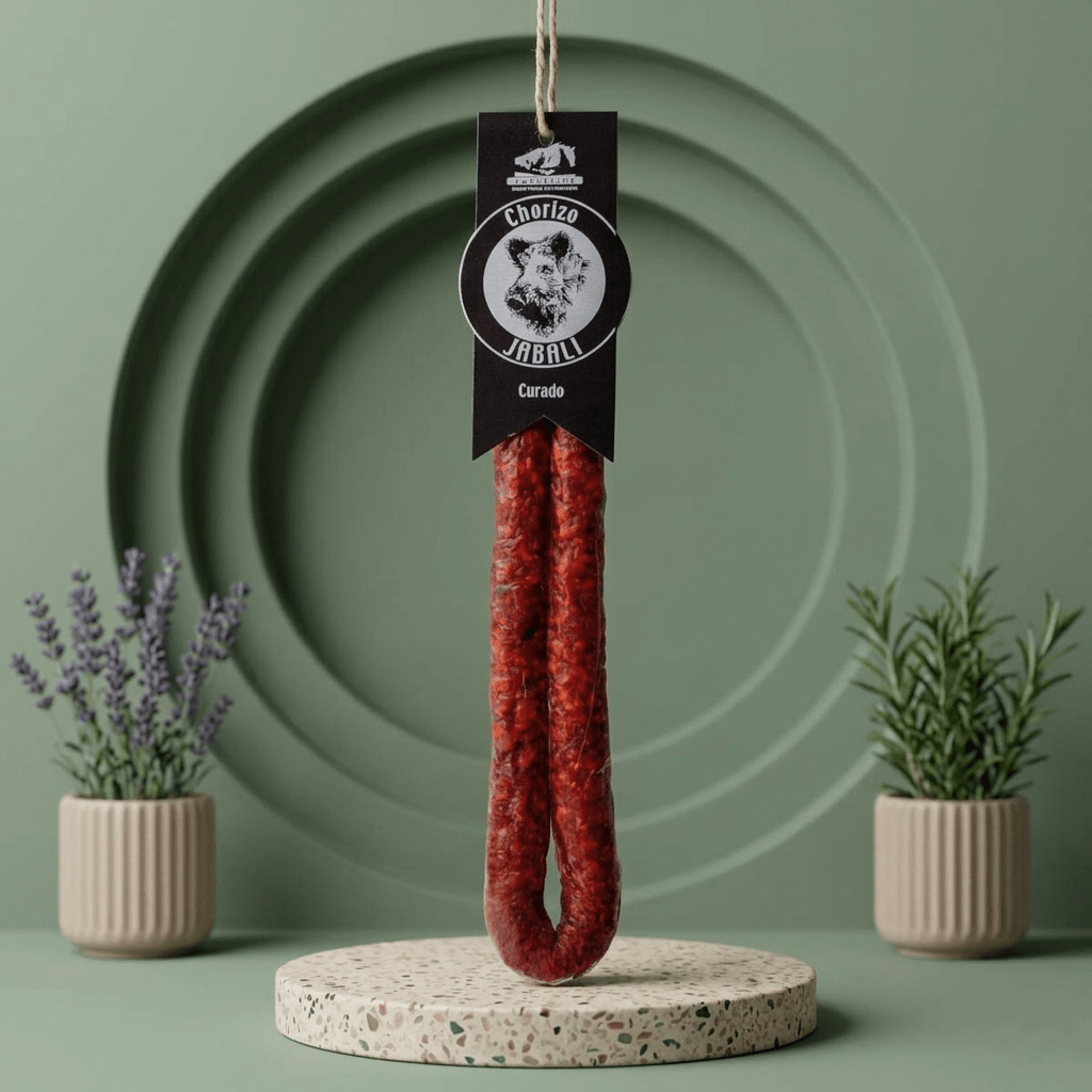 Wildschwein Chorizo aus Spanien - EMBUASTUR - Delikatess Express