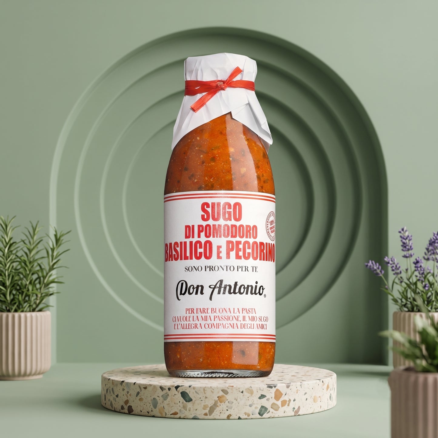 DON ANTONIO Sugo al Basilico e Pecorino – Tomatensauce mit Basilikum & Schafskäse