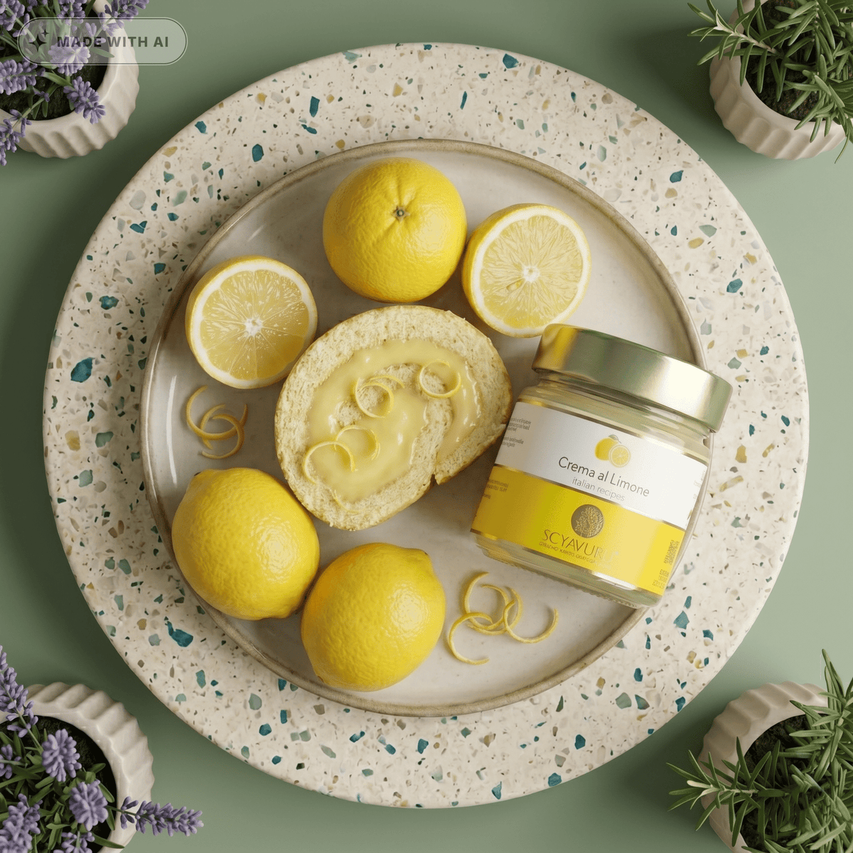 Zitronencreme - Crema al Limone SCYAVURU - Delikatess Express