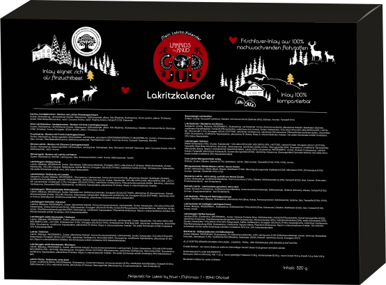 Lakrids Knud | Lakritz Adventskalender 520g - 2025 Edition