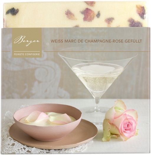 Berger | Bio Weiss Marc de Champagne-Rose gefüllt