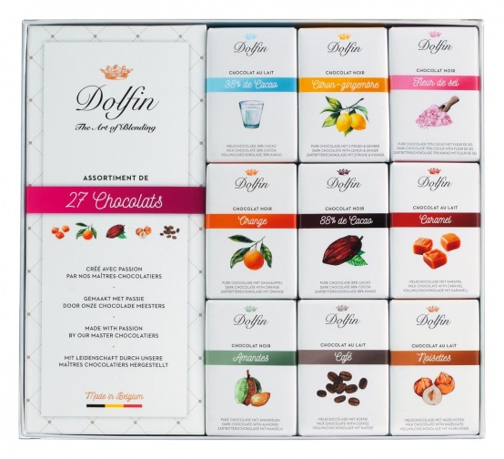 Dolfin | Geschenkpackung mit 27 Minitafeln