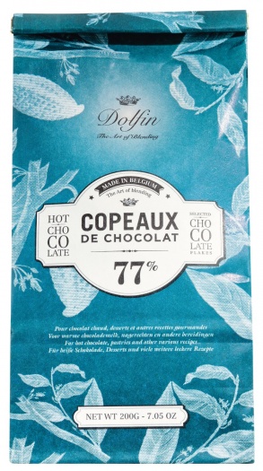 Dolfin | Zartbitter 77% Trinkschokolade in Flocken