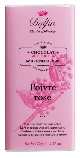 Dolfin | Zartbitterschokolade mit rosa Pfeffer