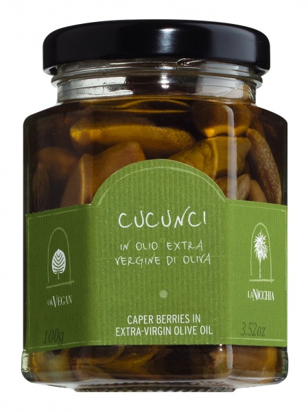 Kapernäpfel ,Cucunci‘ in nativem Olivenöl extra