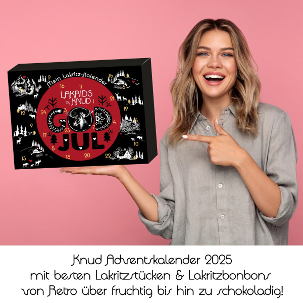 Lakrids Knud | Lakritz Adventskalender 520g - 2025 Edition